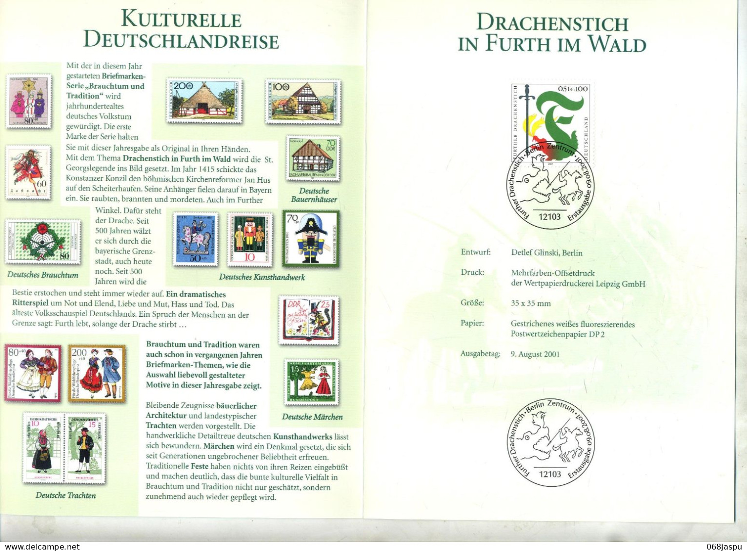 Souvenir  Fdc 2007 Dragon - 2001-2010