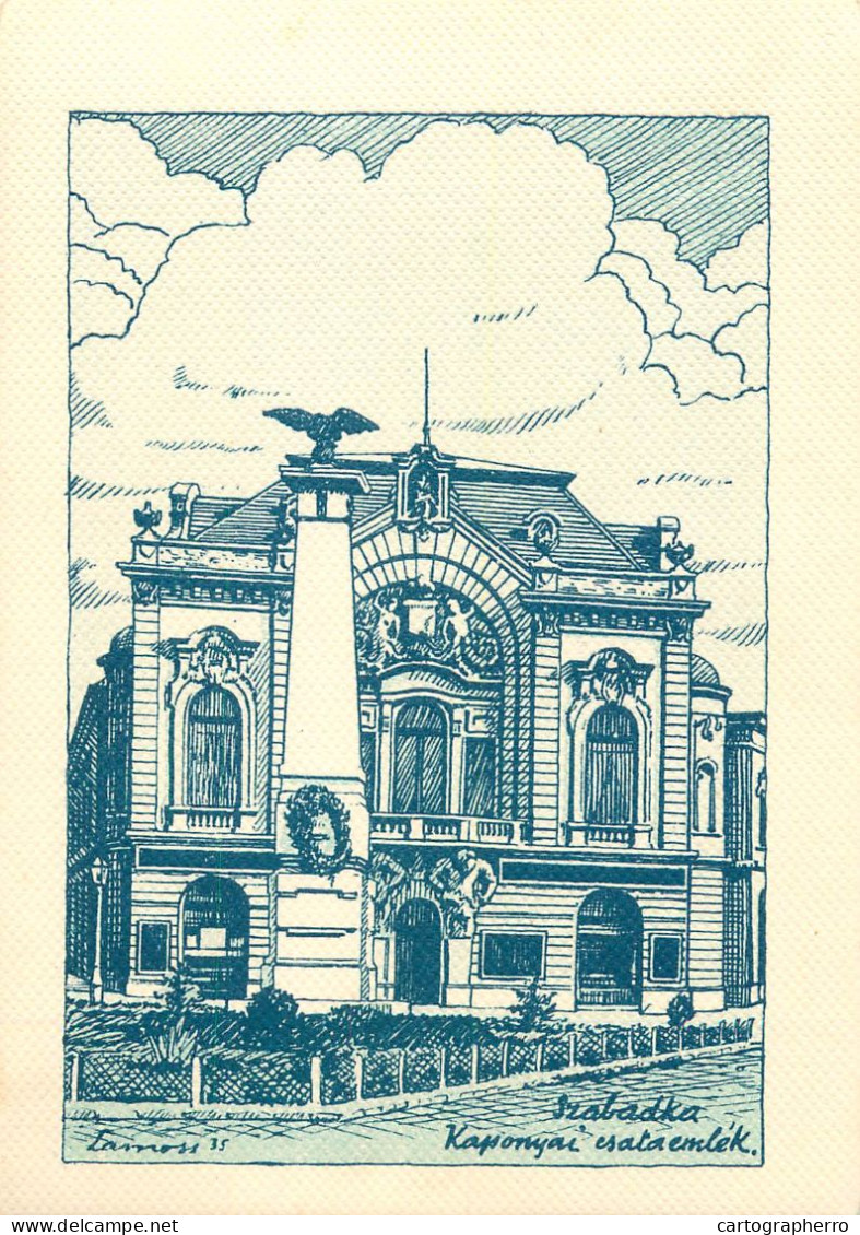 Szabadka (Subotica) 1935 Artist Card - Servië