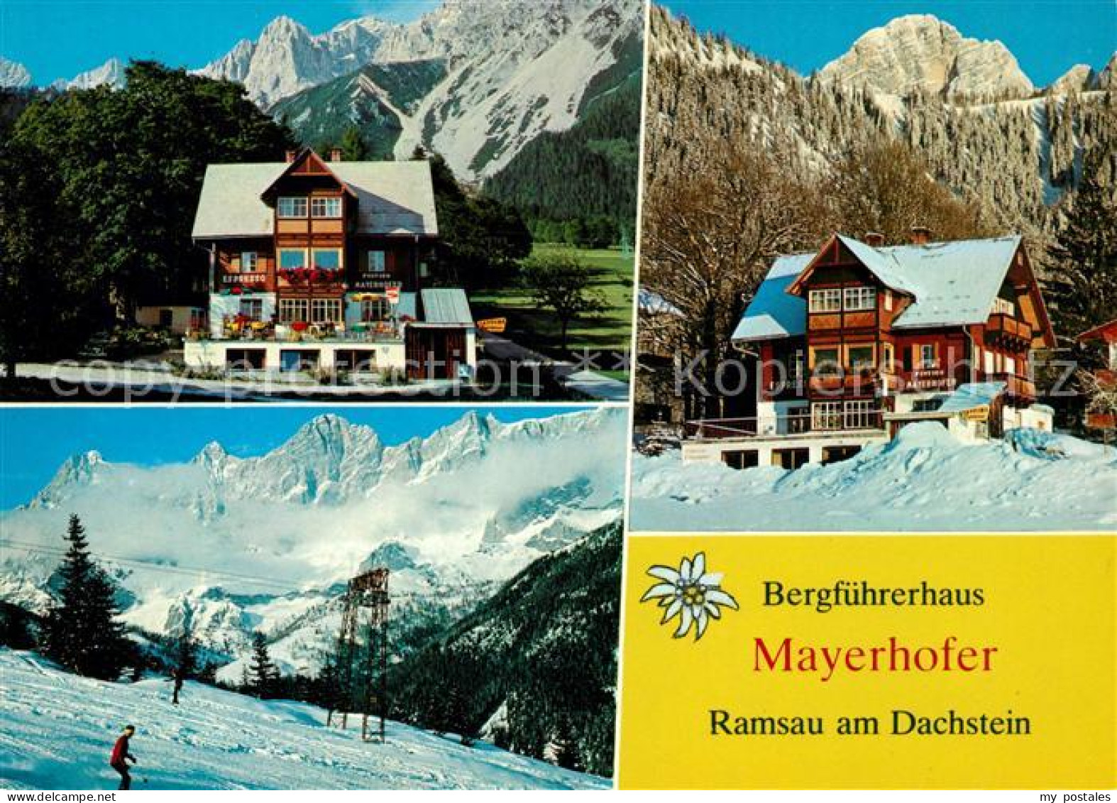 73105256 Ramsau Dachstein Steiermark Bergfuehrerhaus Mayerhofer Skilift Ramsau D - Sonstige & Ohne Zuordnung