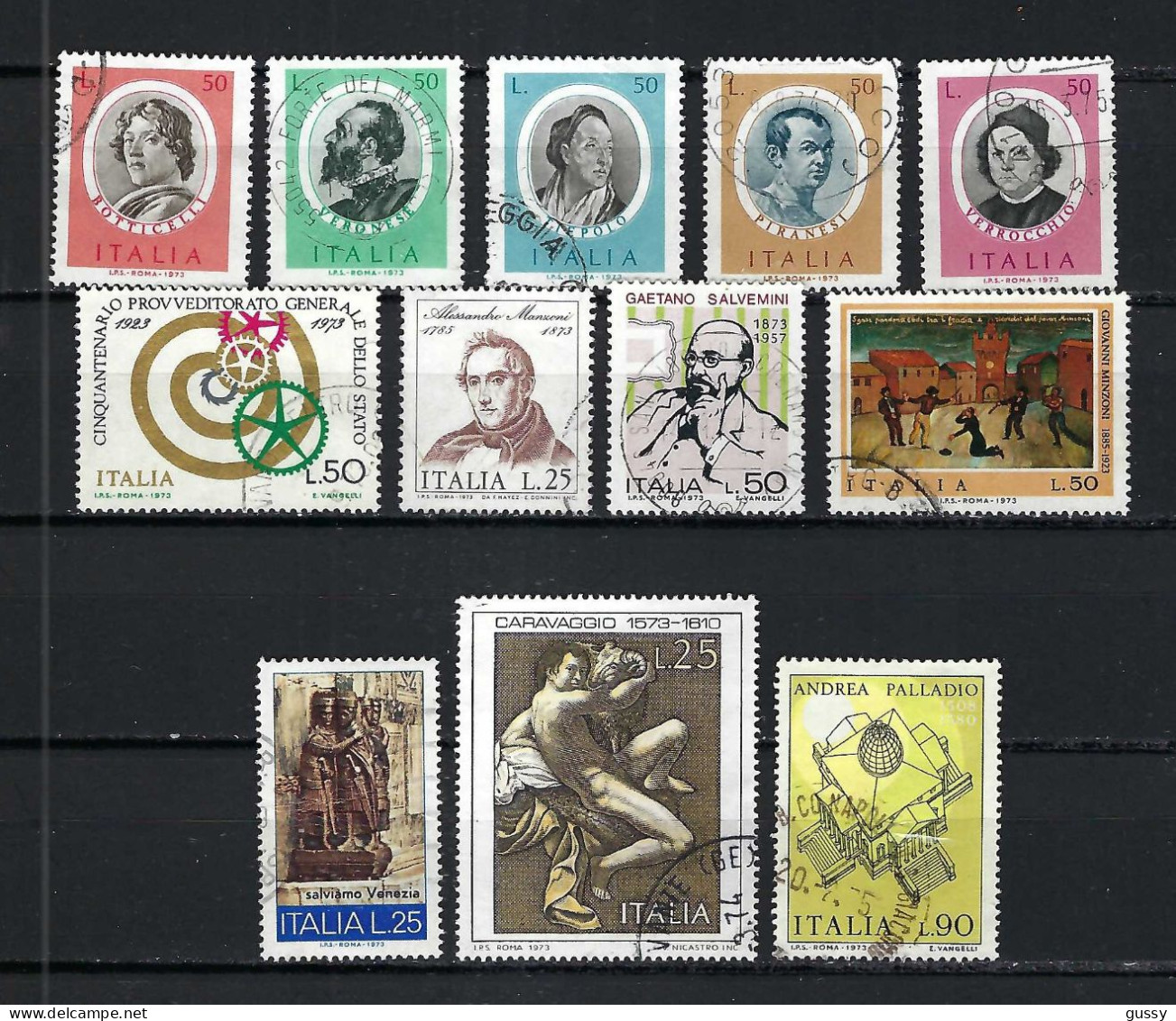 ITALIE Ca. 1973: Lot D' Obl. - 1961-70: Afgestempeld