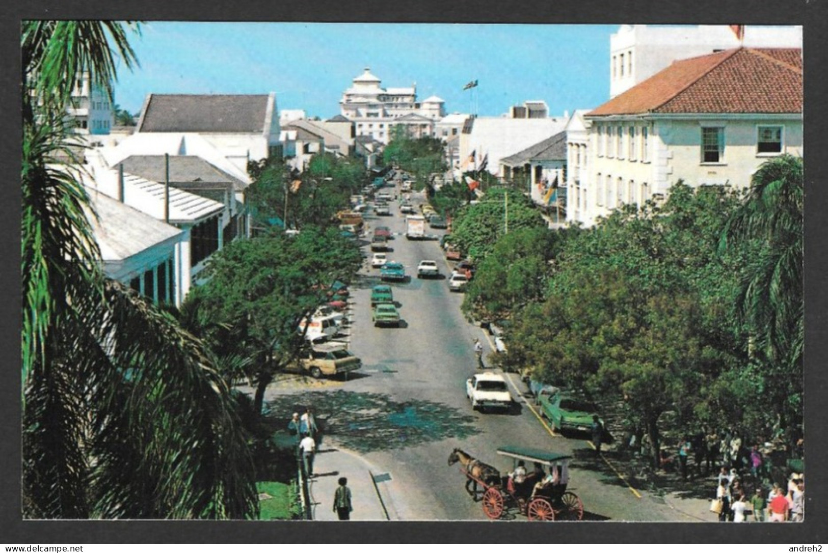 Nassau  Bahamas - View Of Bay Street - By Bob Glander - Bahamas