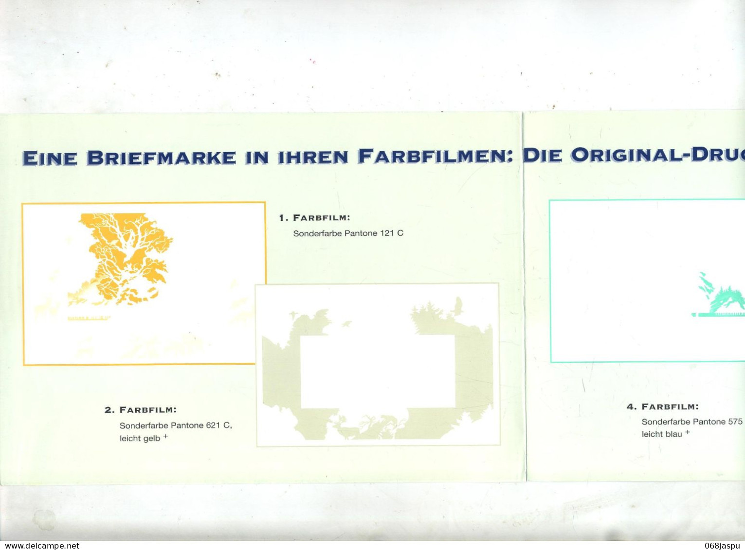 Etappe Impression Bloc  Protection Nature - 1991-2000