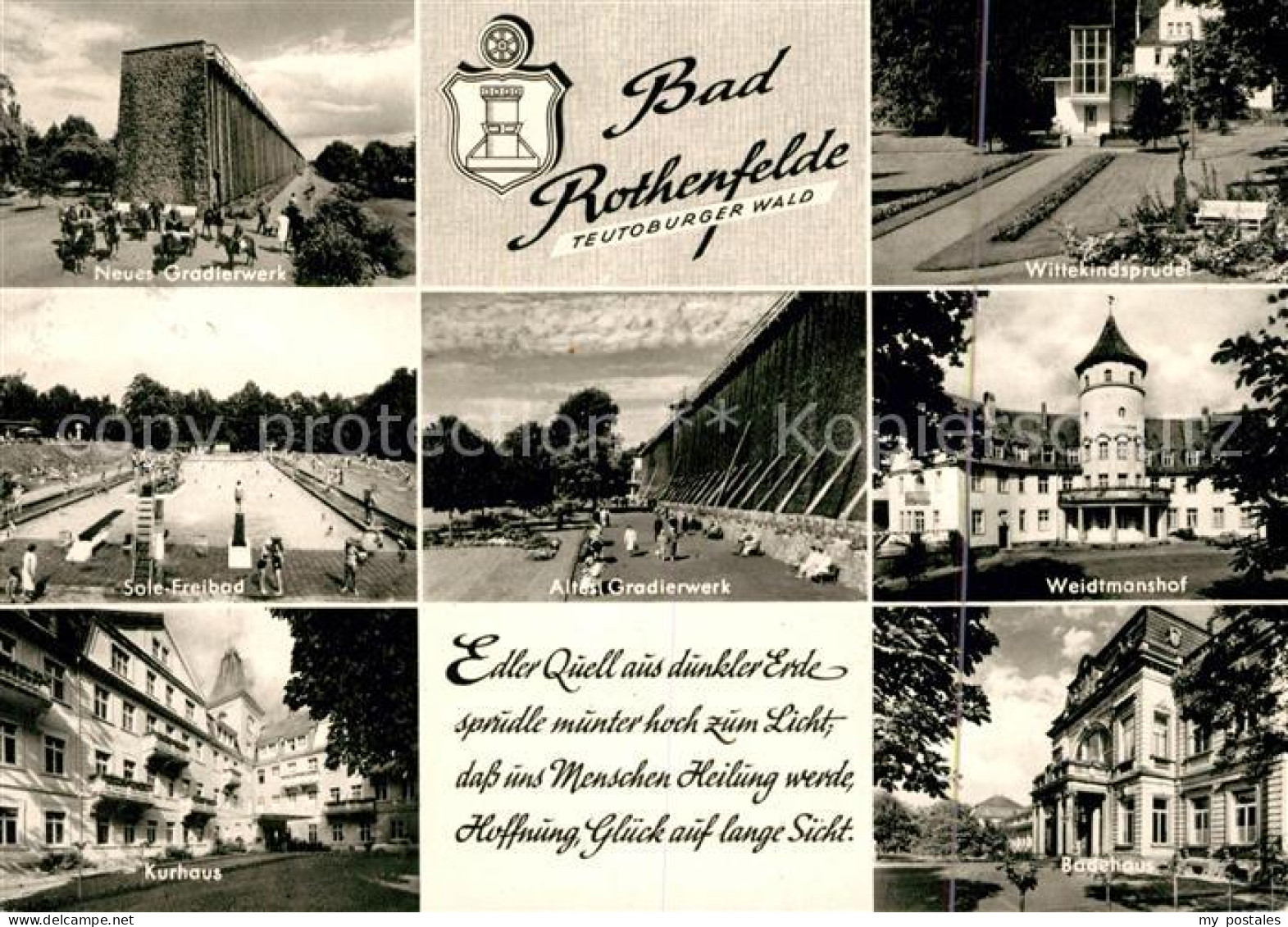 73105054 Bad Rothenfelde Neues Gradierwerk Wittekindsprudel Sole Freibad Weidtma - Bad Rothenfelde