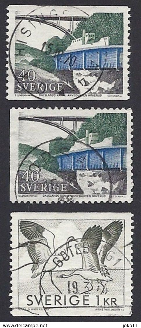 Schweden, 1968, Michel-Nr. 599-600 A+Dl, Gestempelt - Oblitérés