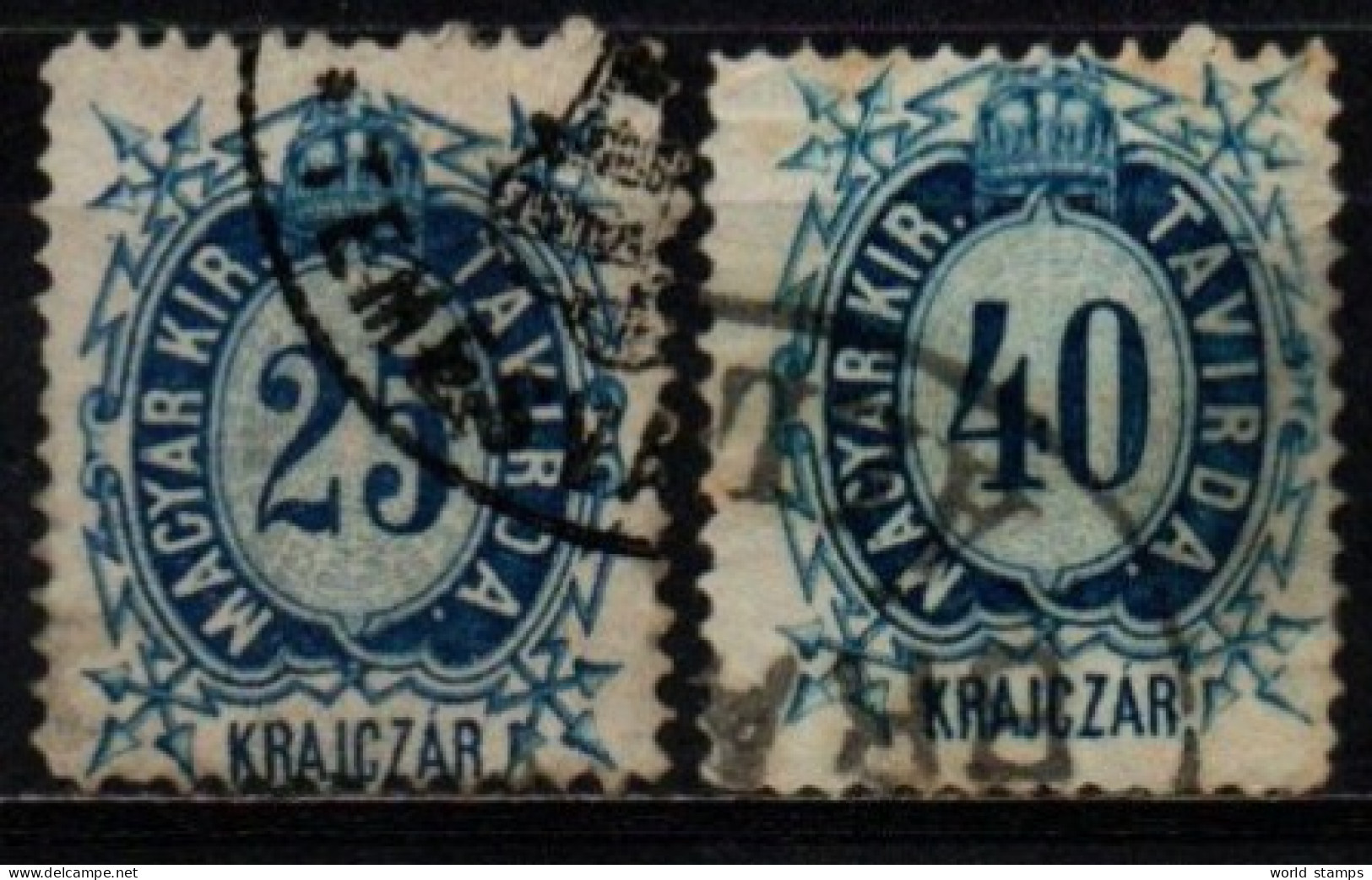 HONGRIE 1874 O GRAVE' - Telegraphenmarken