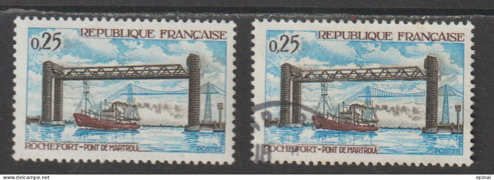 FRANCE : N° 1564 ** Et Oblitéré (Pont De Martrou, à Rochefort) - PRIX FIXE - - Ongebruikt