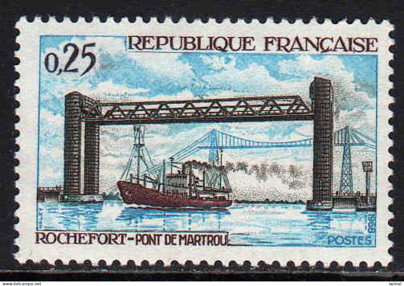 FRANCE : N° 1564 ** Et Oblitéré (Pont De Martrou, à Rochefort) - PRIX FIXE - - Ungebraucht