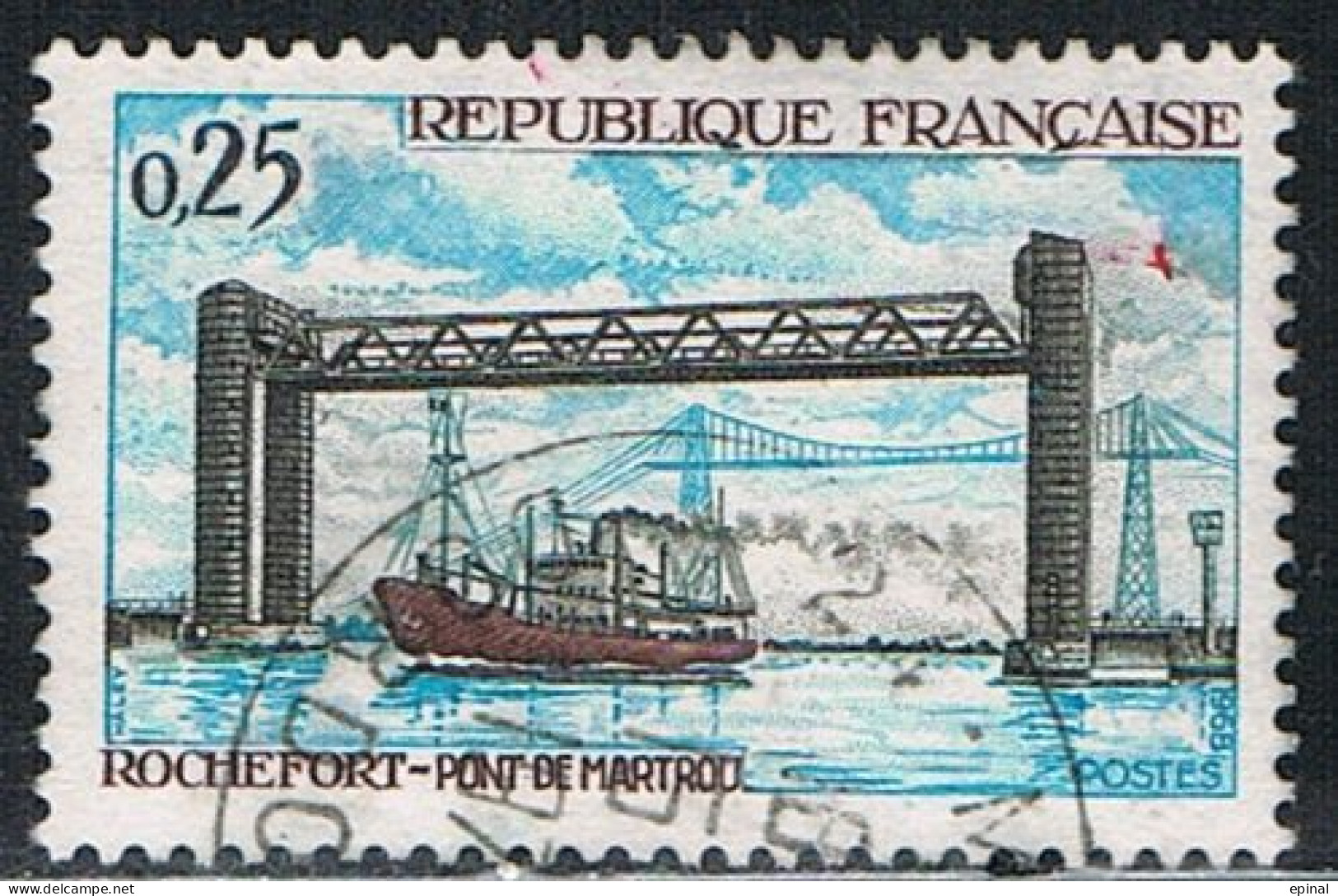 FRANCE : N° 1564 Oblitéré (Pont De Martrou, à Rochefort) - PRIX FIXE - - Gebruikt
