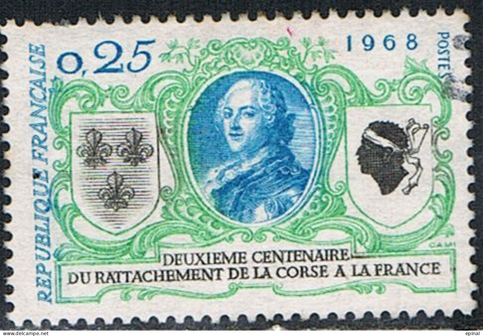 FRANCE : N° 1572 ** Et Oblitéré (Bicentenaire Du Rattachement De La Corse) - PRIX FIXE - - Ungebraucht