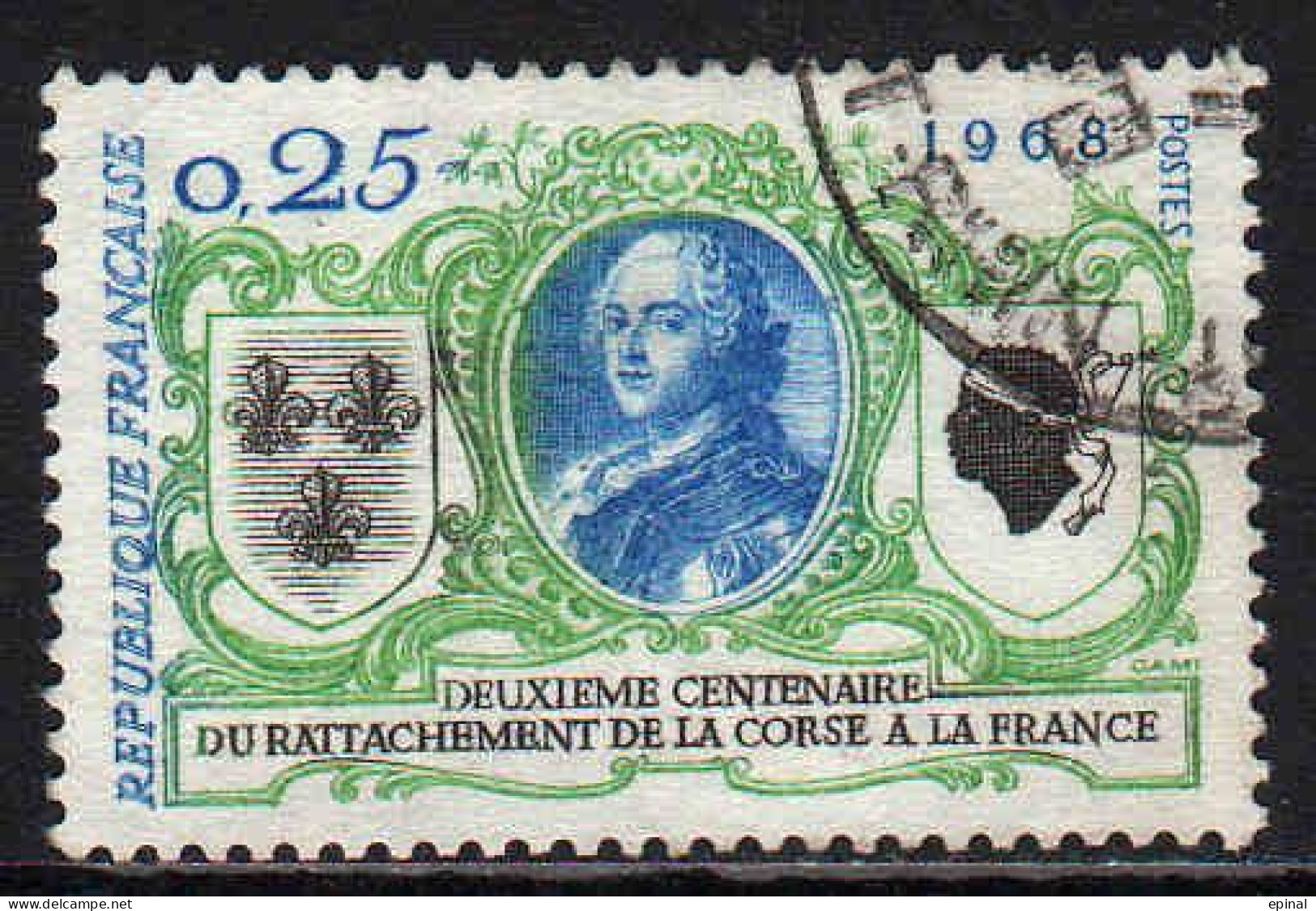 FRANCE : N° 1572 Oblitéré (Bicentenaire Du Rattachement De La Corse) - PRIX FIXE - - Oblitérés