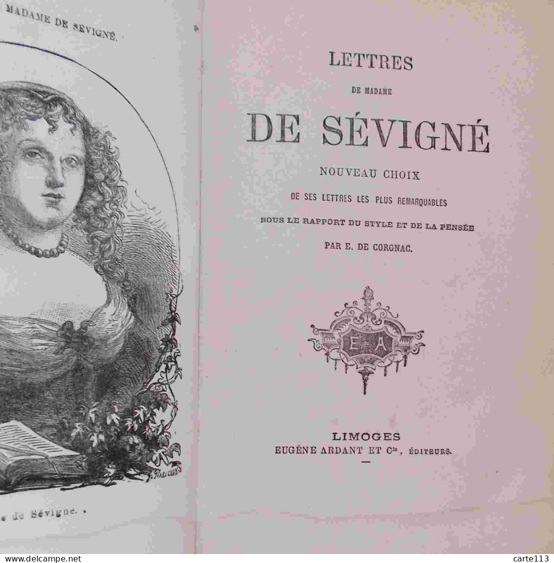 SEVIGNE  Marie De Rabutin-Chantal (marquise De) - LETTRES DE MADAME DE SEVIGNE - 1801-1900