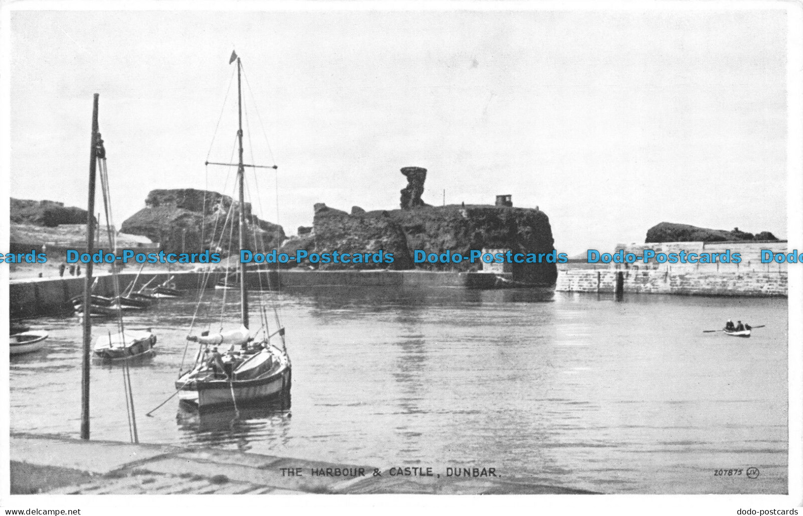 R062196 The Harbour And Castle. Dunbar. Valentine. Carbotone - Monde