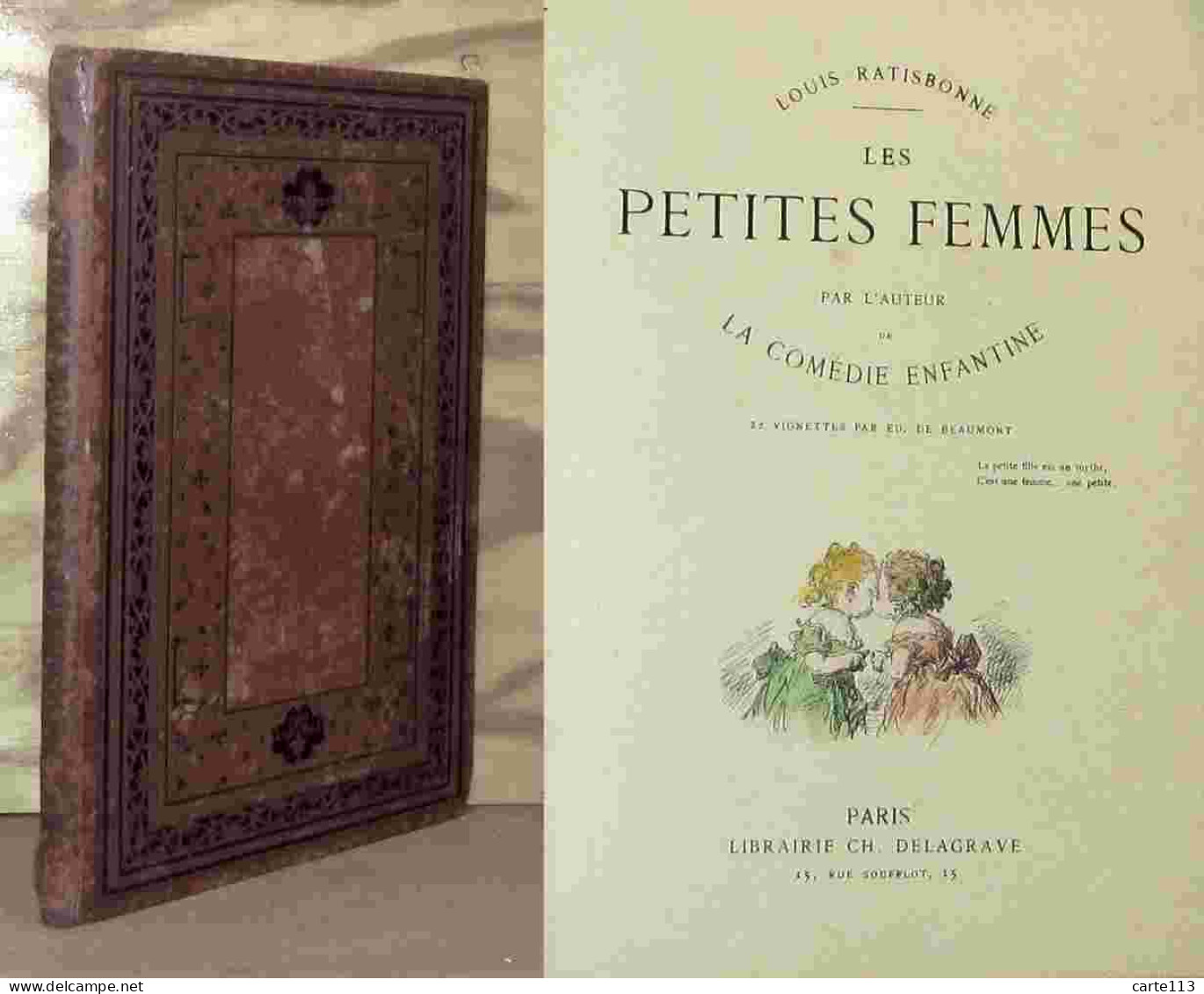 RATISBONNE Louis  - LES PETITES FEMMES - 1801-1900