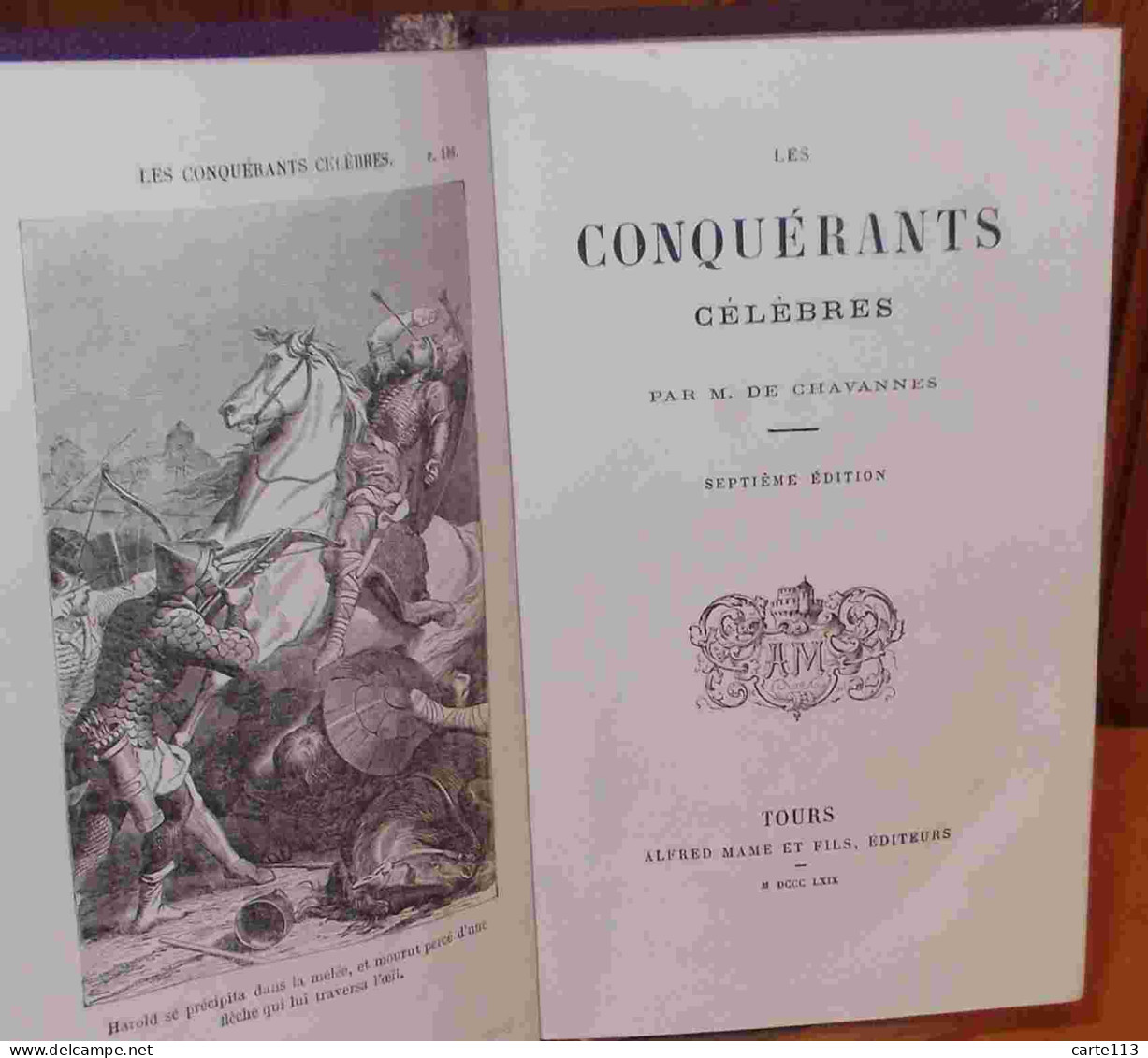 CHAVANNES DE LA GIRAUDIERE Hippolyte De - LES CONQUERANTS CELEBRES - 1801-1900