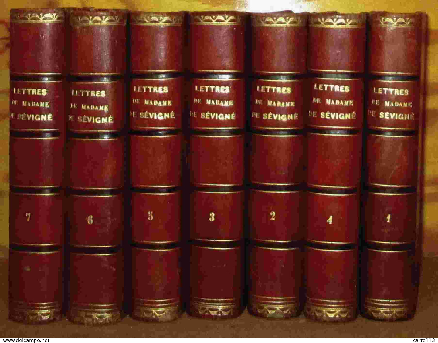 SEVIGNE Marie De Rabutin-Chantal - LETTRES DE MADAME DE SEVIGNE, DE SA FAMILLE ET DE SES AMIS - 7 VOLUME - 1801-1900