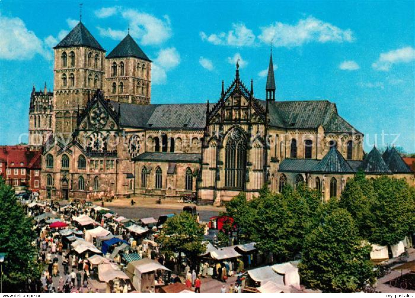 73104889 Muenster Westfalen St Paulus Dom Markt Muenster Westfalen - Münster