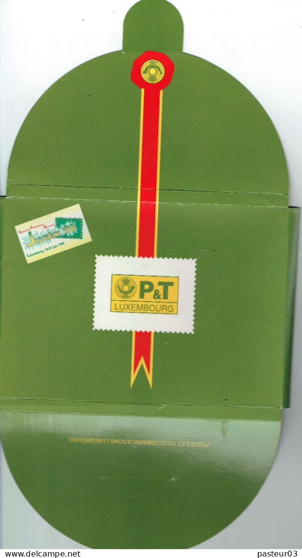 Luxembourg joli lot de 1989 à 1993 présenté dans emballage cartonné P & T Luxembourg Publicité Juvalux 1998