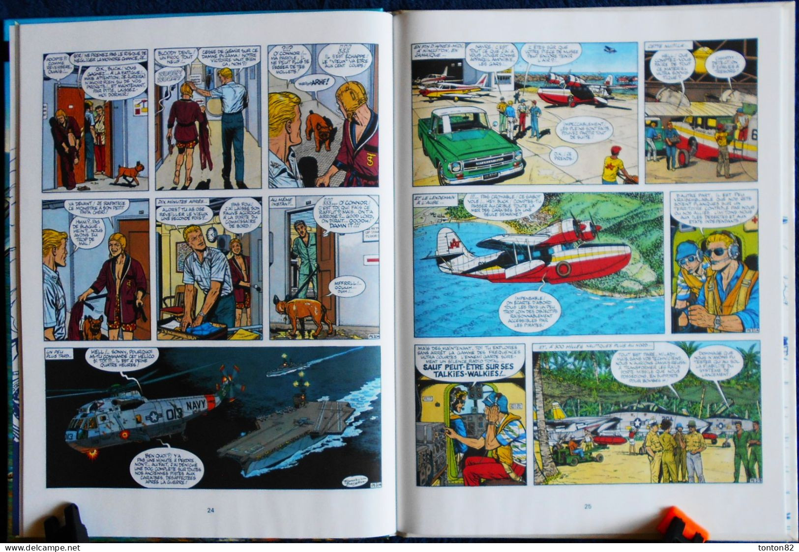 Les aventures de Buck Danny  N° 42 - Les Pilotes de l'enfer - Éditions NOVEDI - ( E.O. 1984 ) .