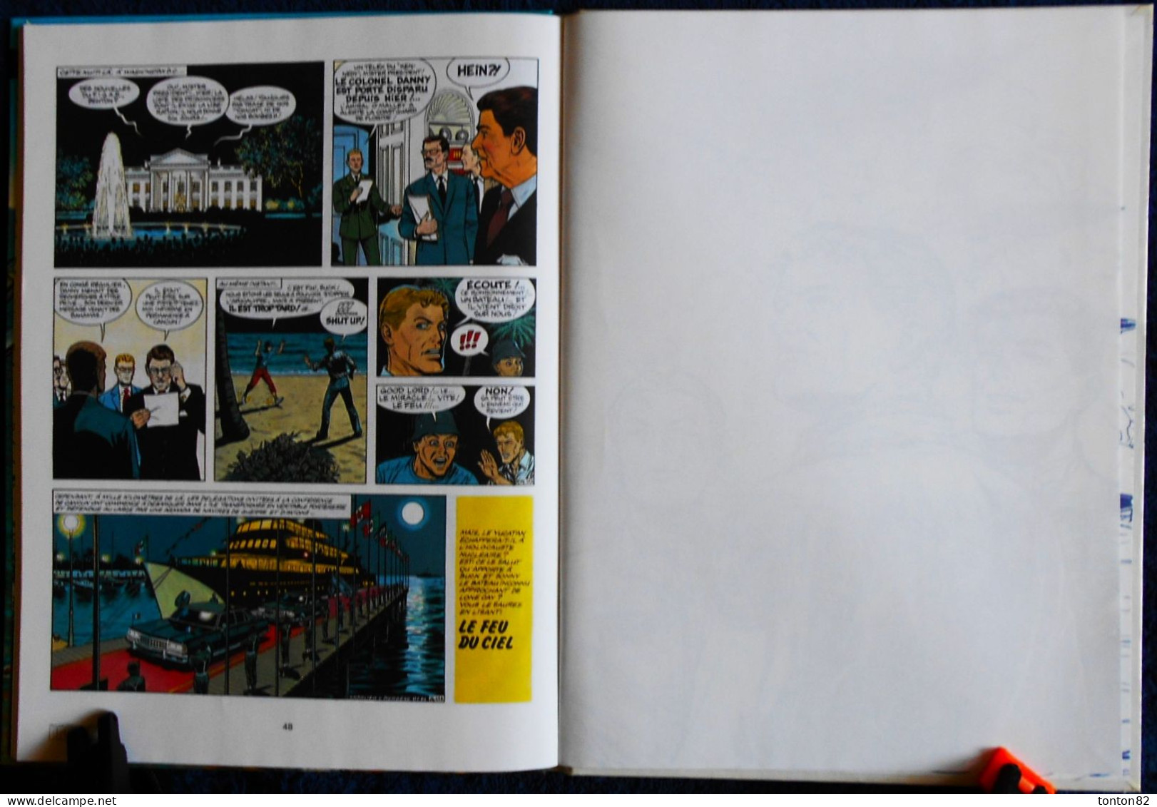 Les aventures de Buck Danny  N° 42 - Les Pilotes de l'enfer - Éditions NOVEDI - ( E.O. 1984 ) .