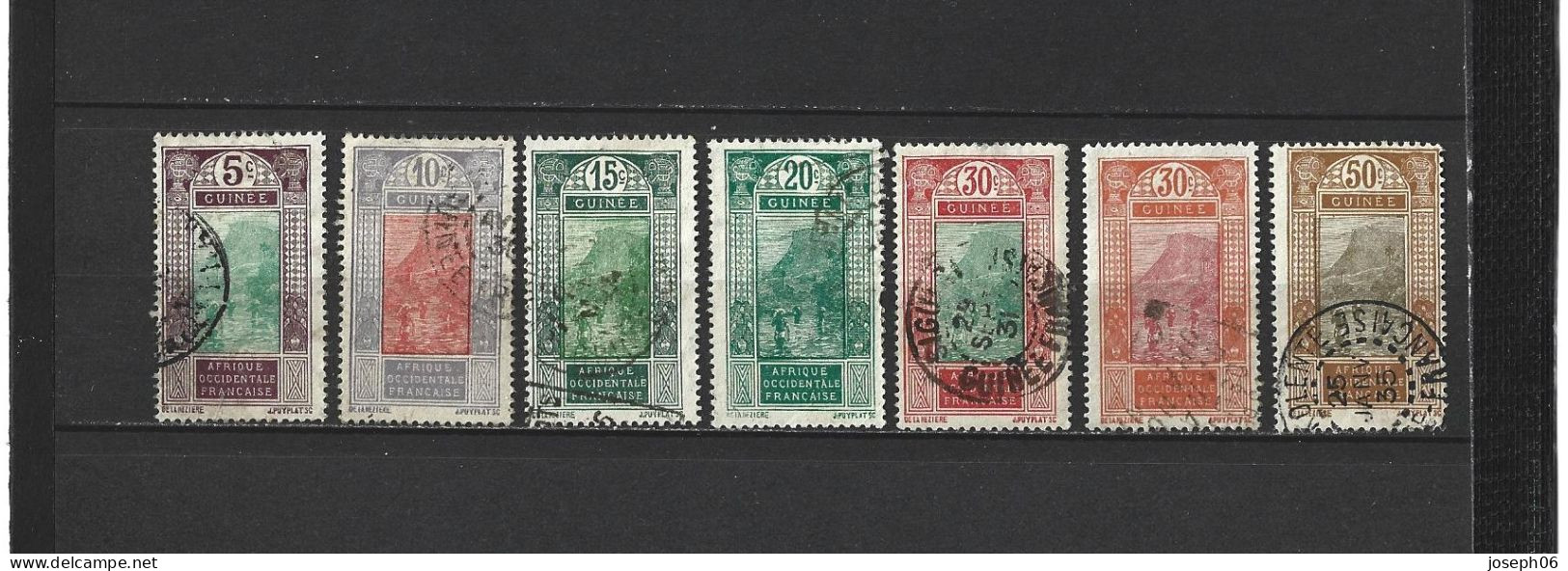 GUINEE   1922 - 26   Y.T. N° 84  à  98   Incomplet  Oblitéré - Used Stamps