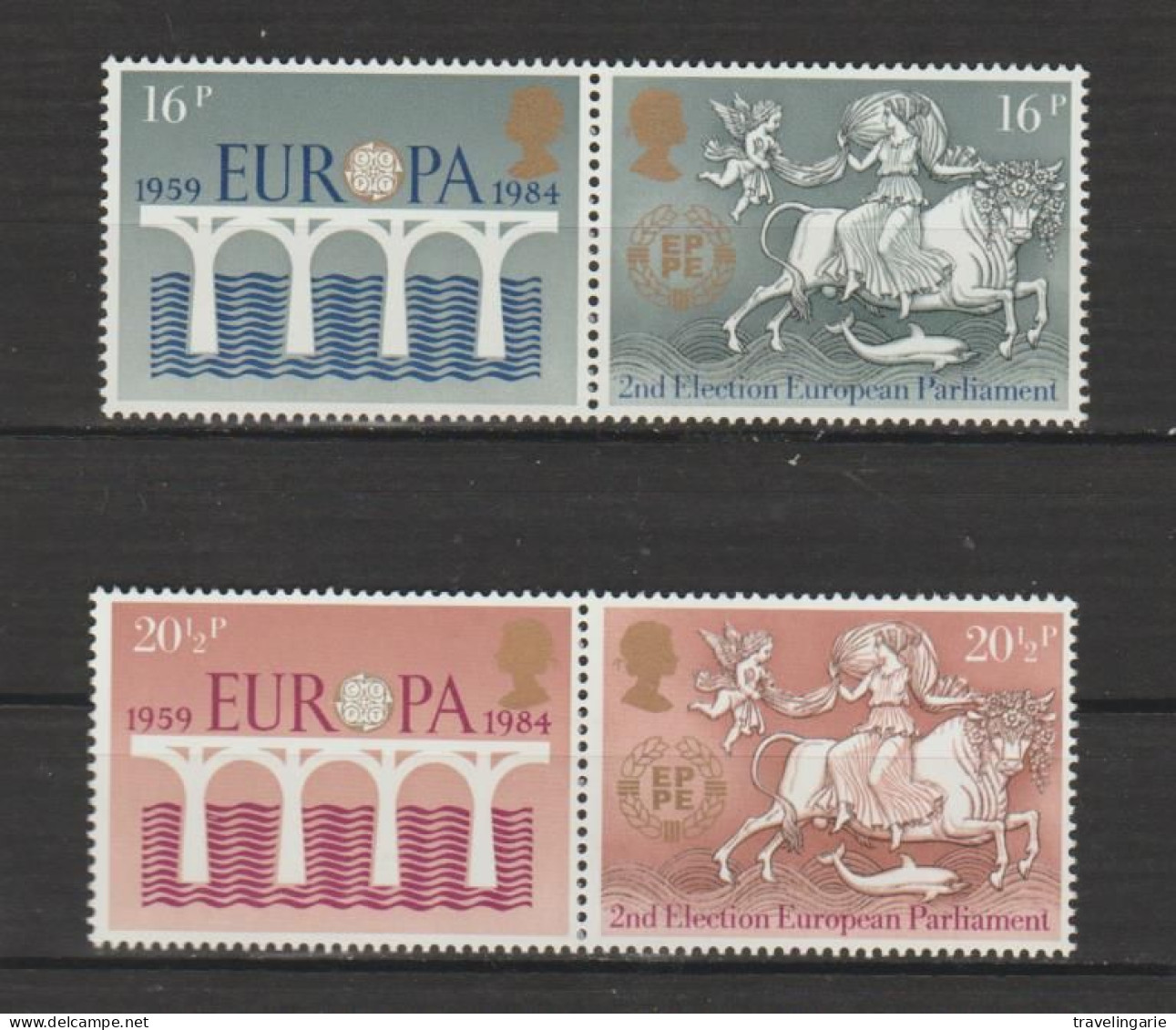 Great Britain 1984 Europa Se-tenant MNH ** - Unused Stamps
