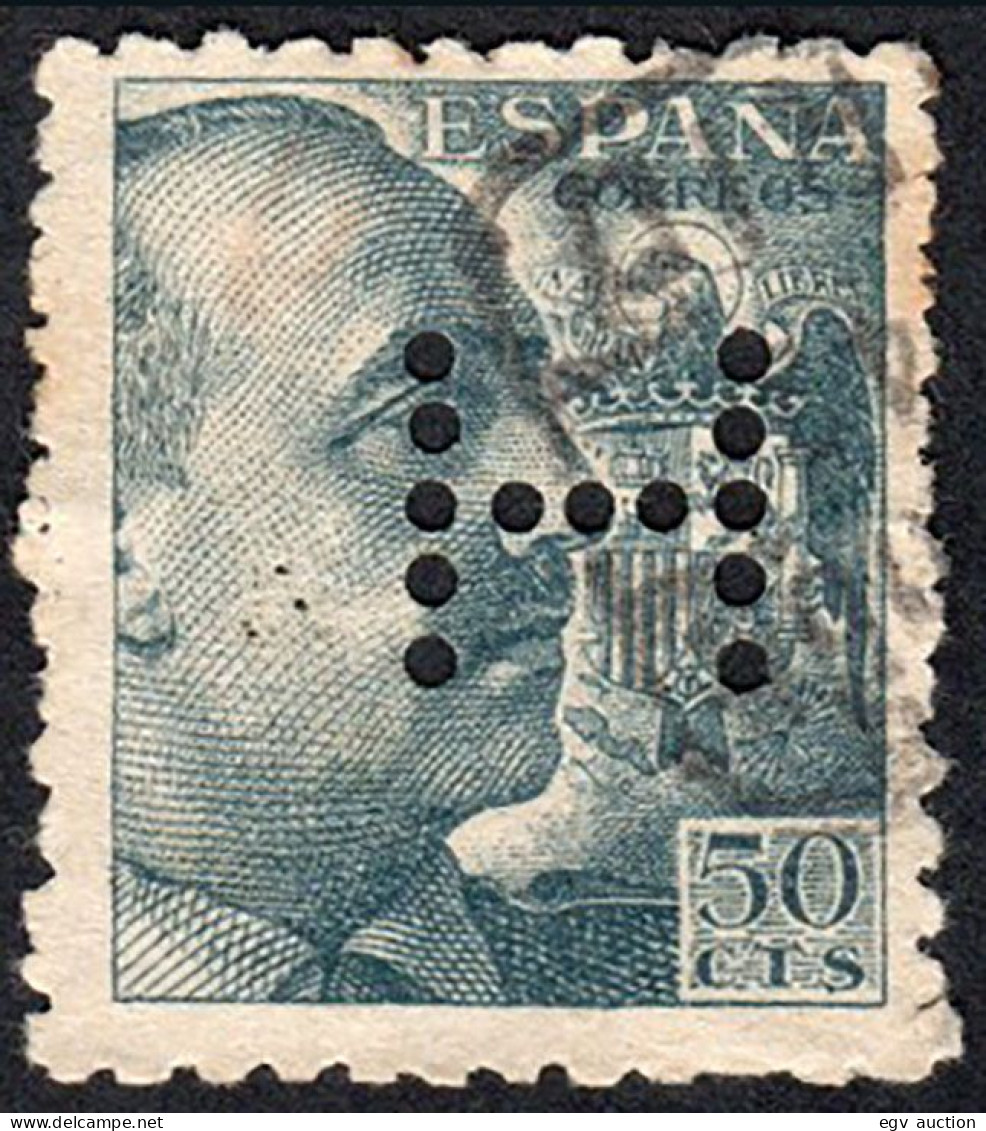 Madrid - Perforado - Edi O 927 - "H" (Librería) - Usados