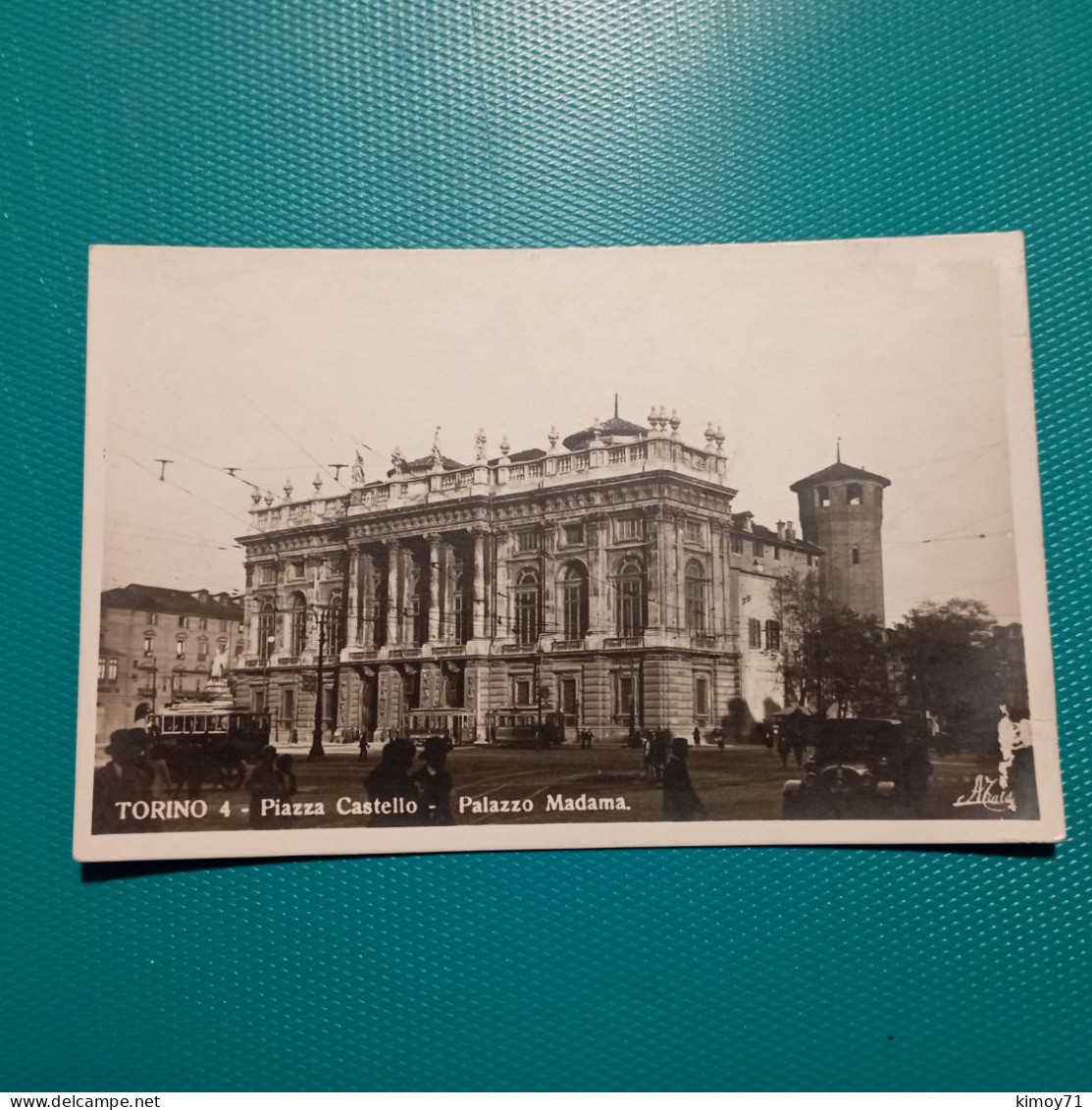 Cartolina Torino - Piazza Castello - Palazzo Madama. Non Viaggiata - Otros & Sin Clasificación