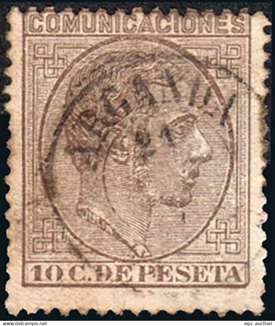 Madrid - Edi O 192 - 10 Céntimos - Mat Fech. Tp. II "Arganda" - Used Stamps
