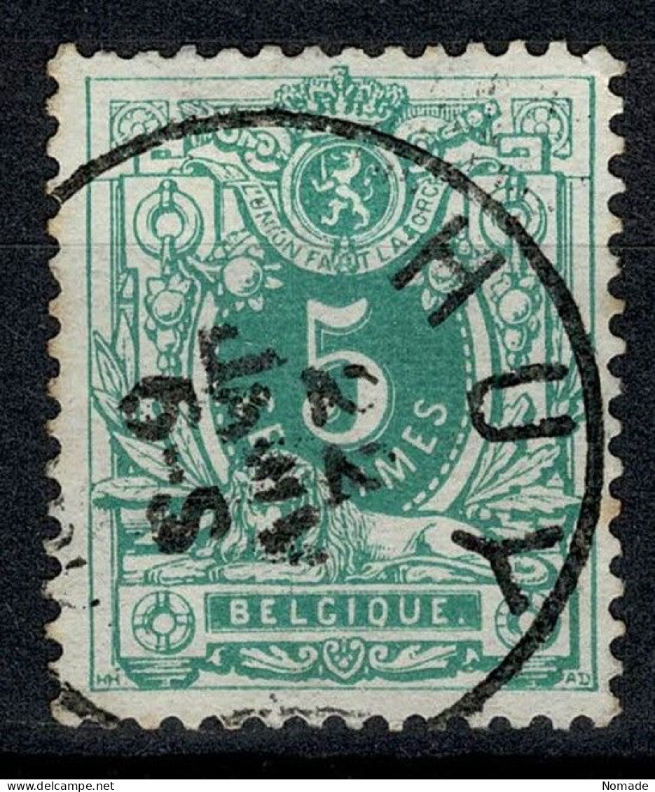 Belgique COB 45 Belle Oblitération HUY - 1884-1891 Léopold II