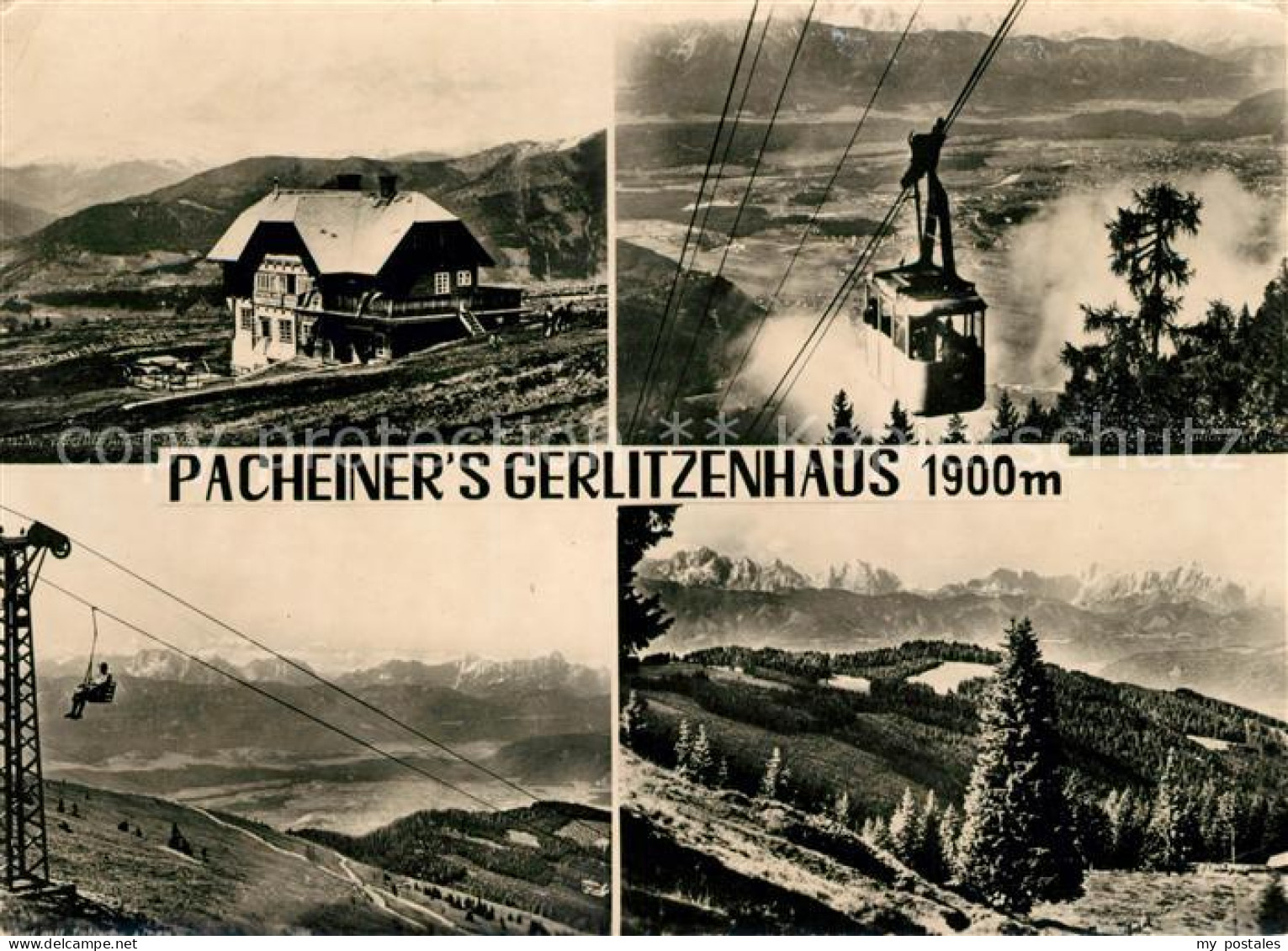 73104426 Gerlitzen Kabinenbahn Sessellift Pacheiner Haus Gerlitzen - Sonstige & Ohne Zuordnung