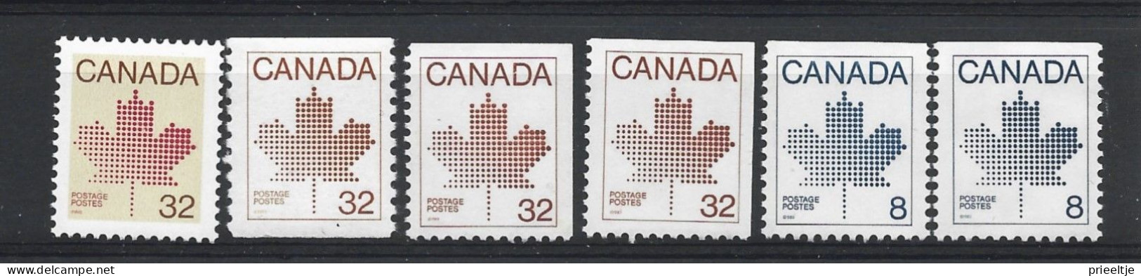 Canada 1983 Definitives Y.T. 828+a/829 ** - Unused Stamps