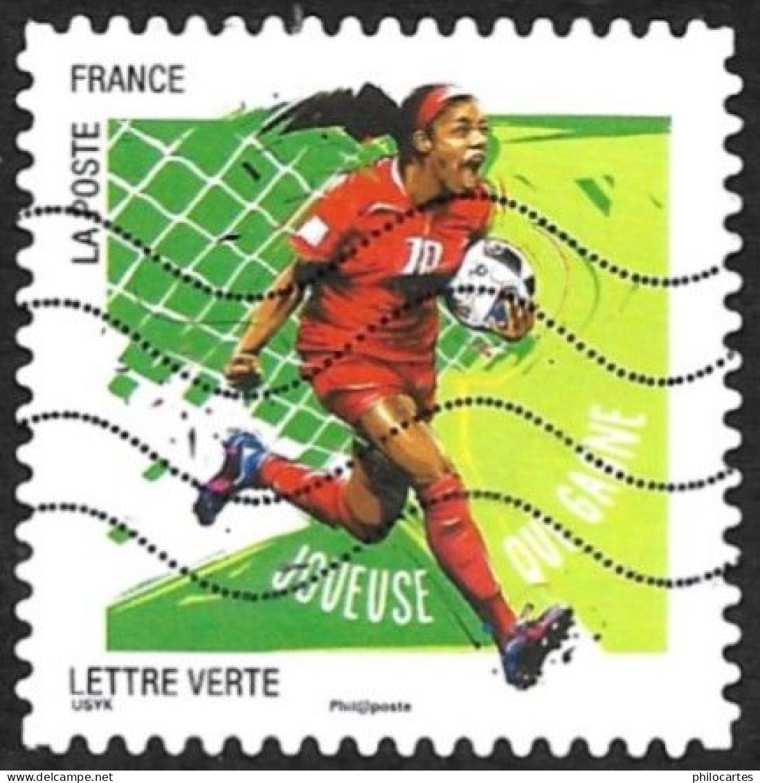 FRANCE 2016 -  AA  1287 - Football: Joueuse Qui Grogne  -  Oblitéré - Used Stamps