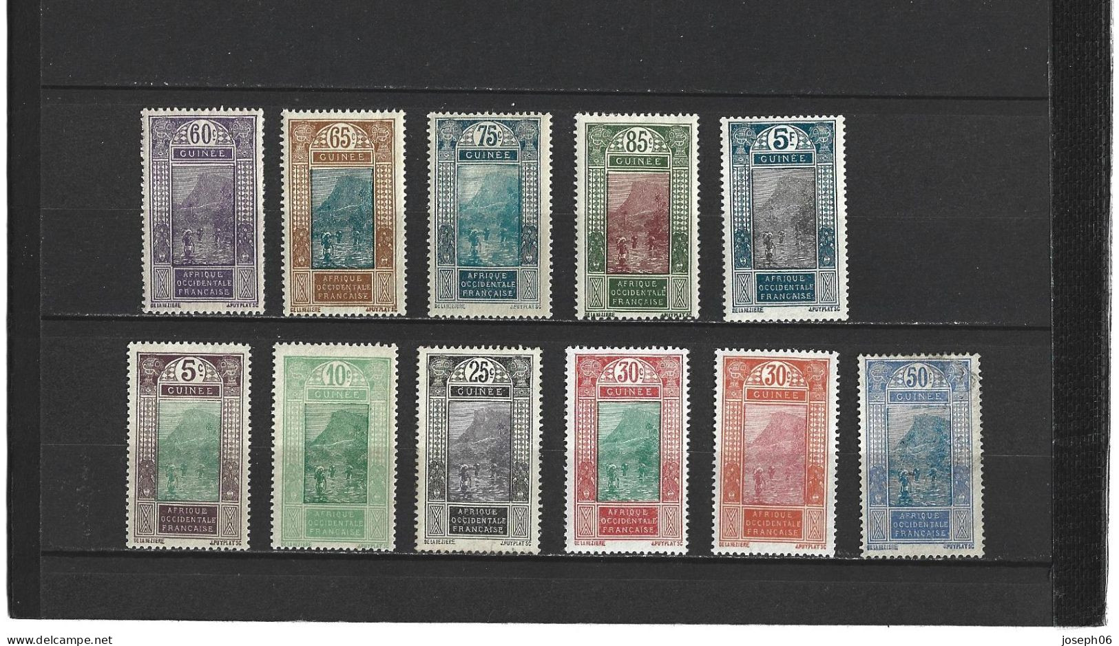 GUINEE   1922 - 26   Y.T. N° 84  à  98   Incomplet  NEUF* - Unused Stamps