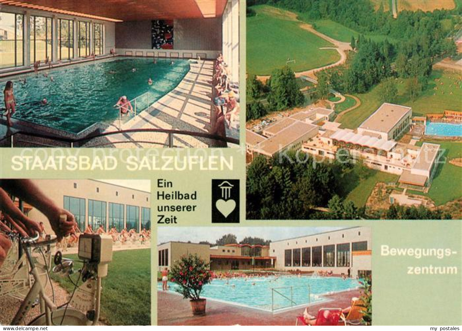 73103917 Bad Salzuflen Hallenbad Fitnes Freibad Fliegeraufnahme Bad Salzuflen - Bad Salzuflen