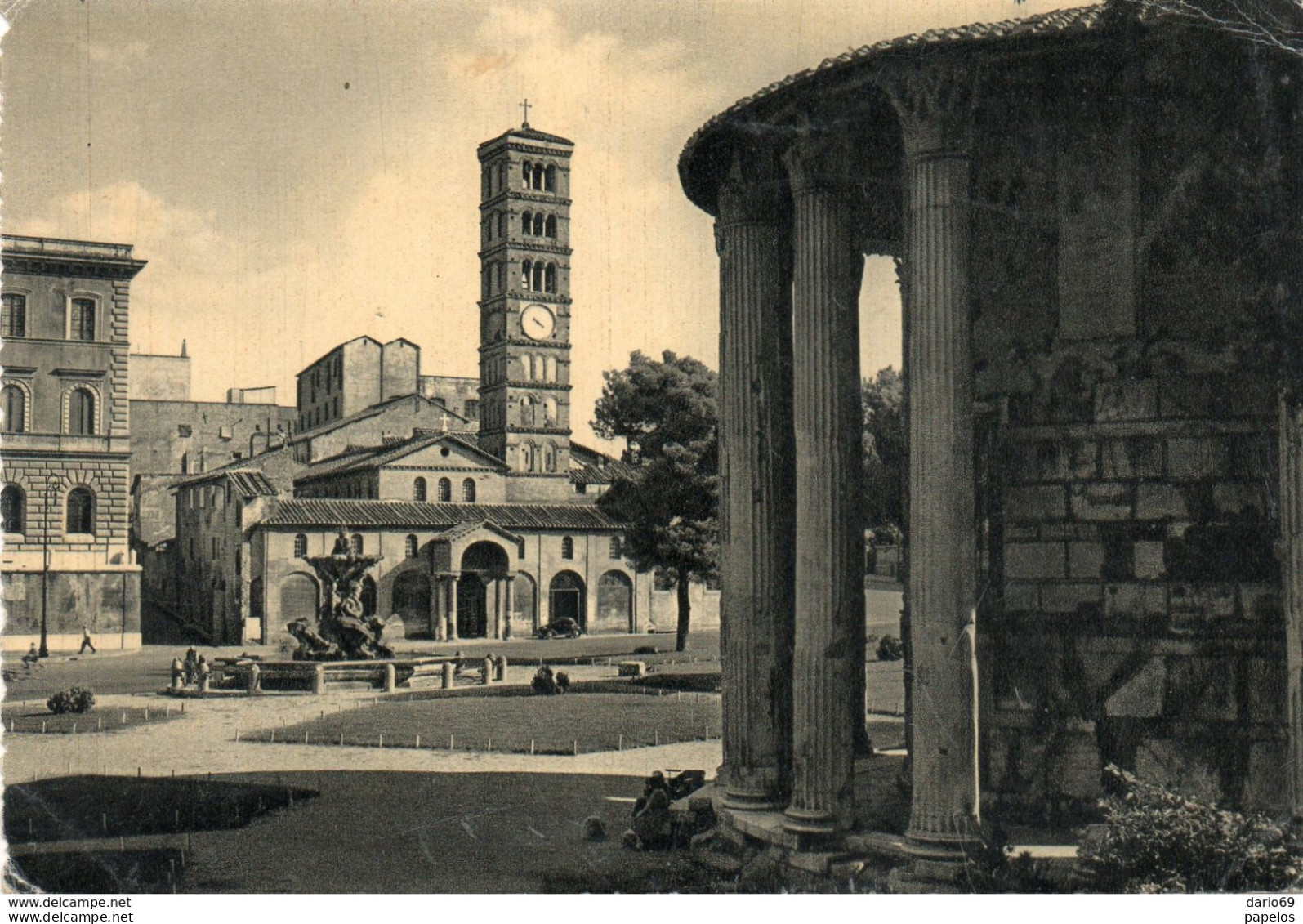 1950  CARTOLINA  CON ANNULLO ROMA XXV ANNO SANTO - Kerken