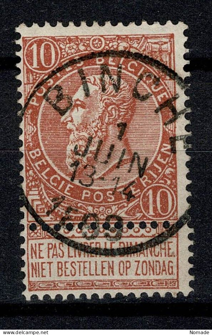 Belgique COB 57 Belle Oblitération BINCHE (centrale - Concours) - 1893-1900 Fijne Baard