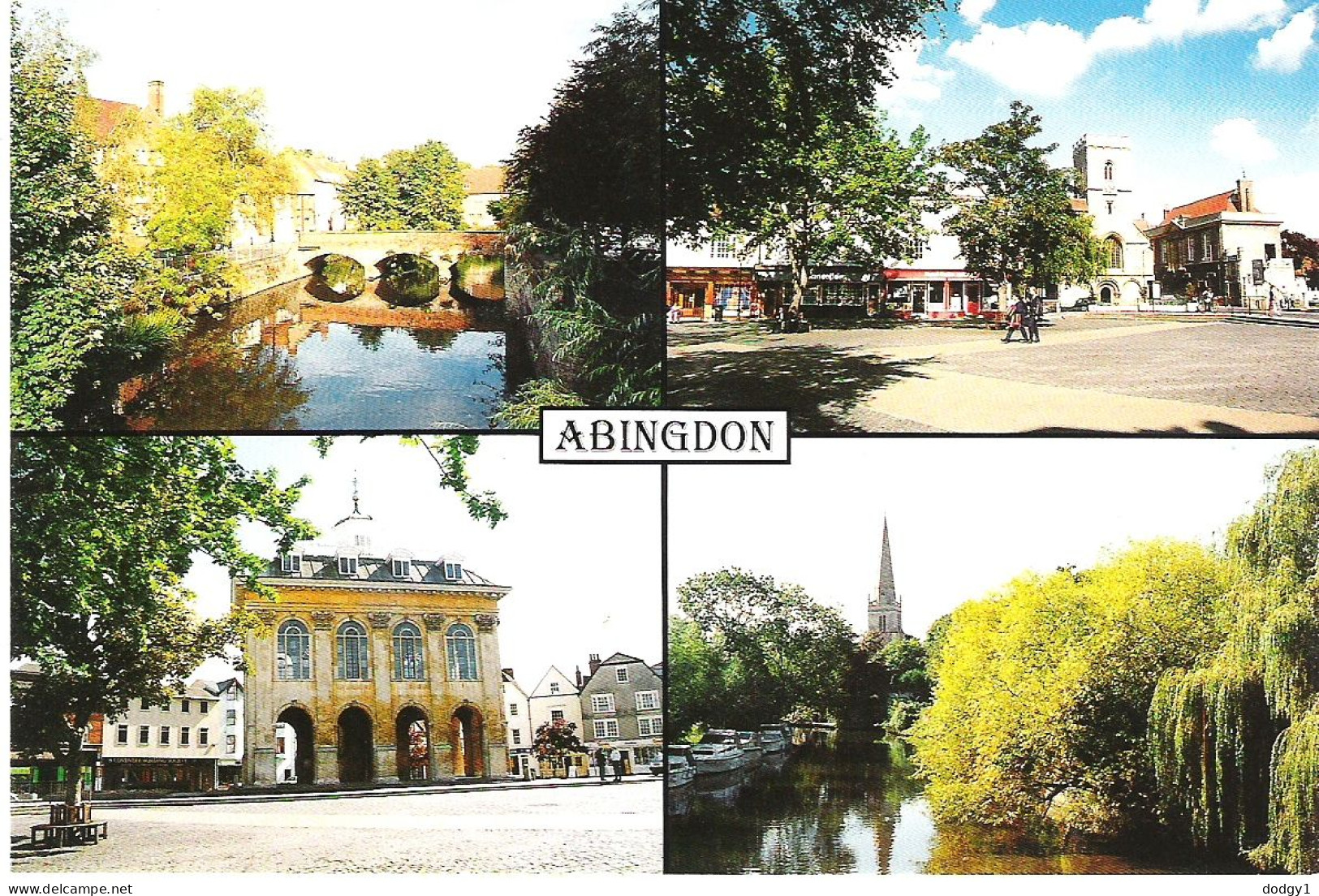 SCENES FROM ABINGDON, OXFORDSHIRE, ENGLAND. UNUSED POSTCARD My5 - Other & Unclassified