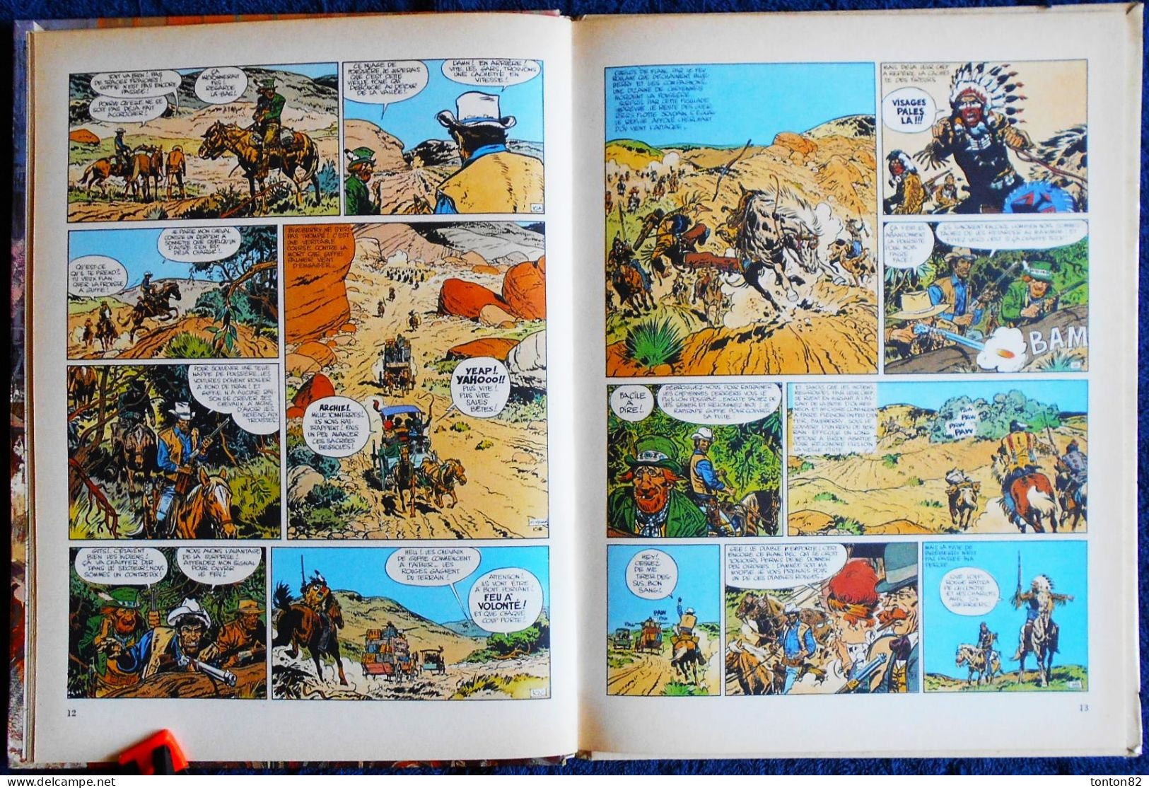 Charlier / Giraud - BLUEBERRY - N° 8 - L'Homme Au Poing D'acier - Dargaud - ( 1977 )  . - Blueberry