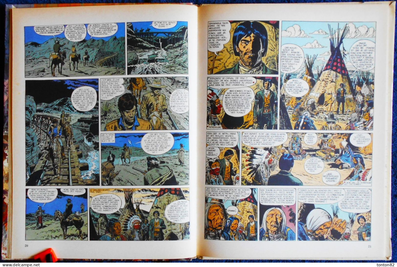 Charlier / Giraud - BLUEBERRY - N° 8 - L'Homme au poing d'acier - Dargaud - ( 1977 )  .