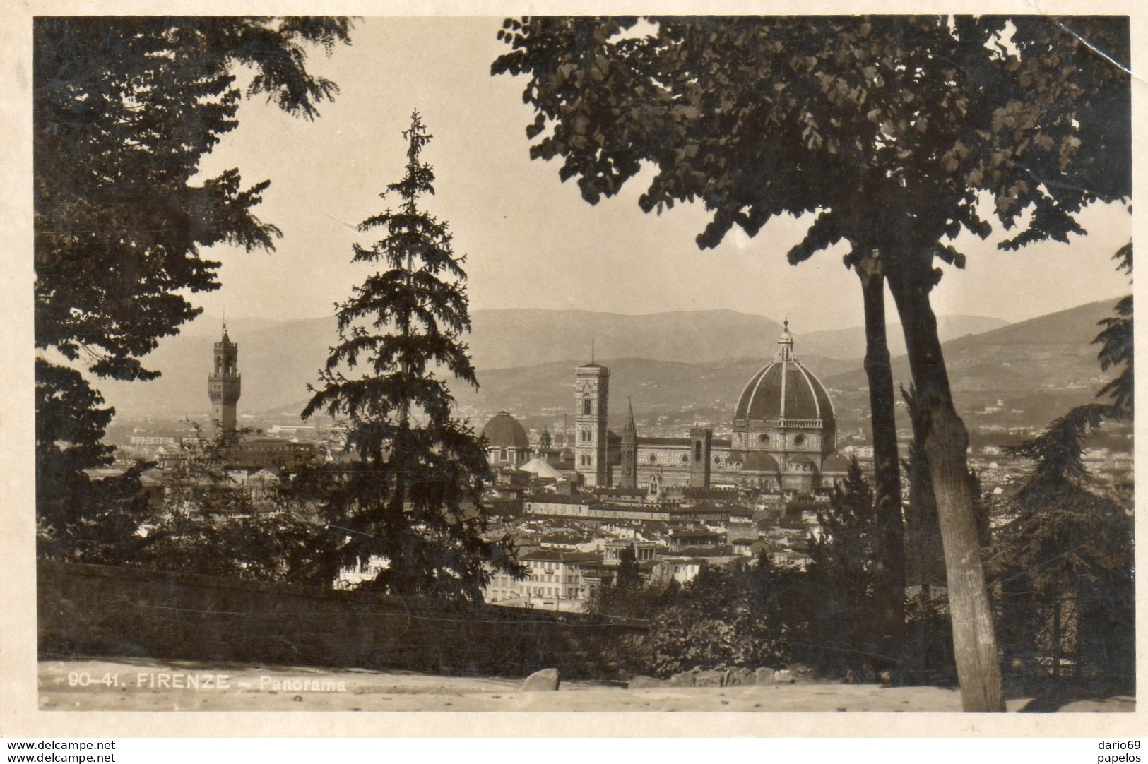 1941  CARTOLINA  CON ANNULLO  FIRENZE - Firenze (Florence)