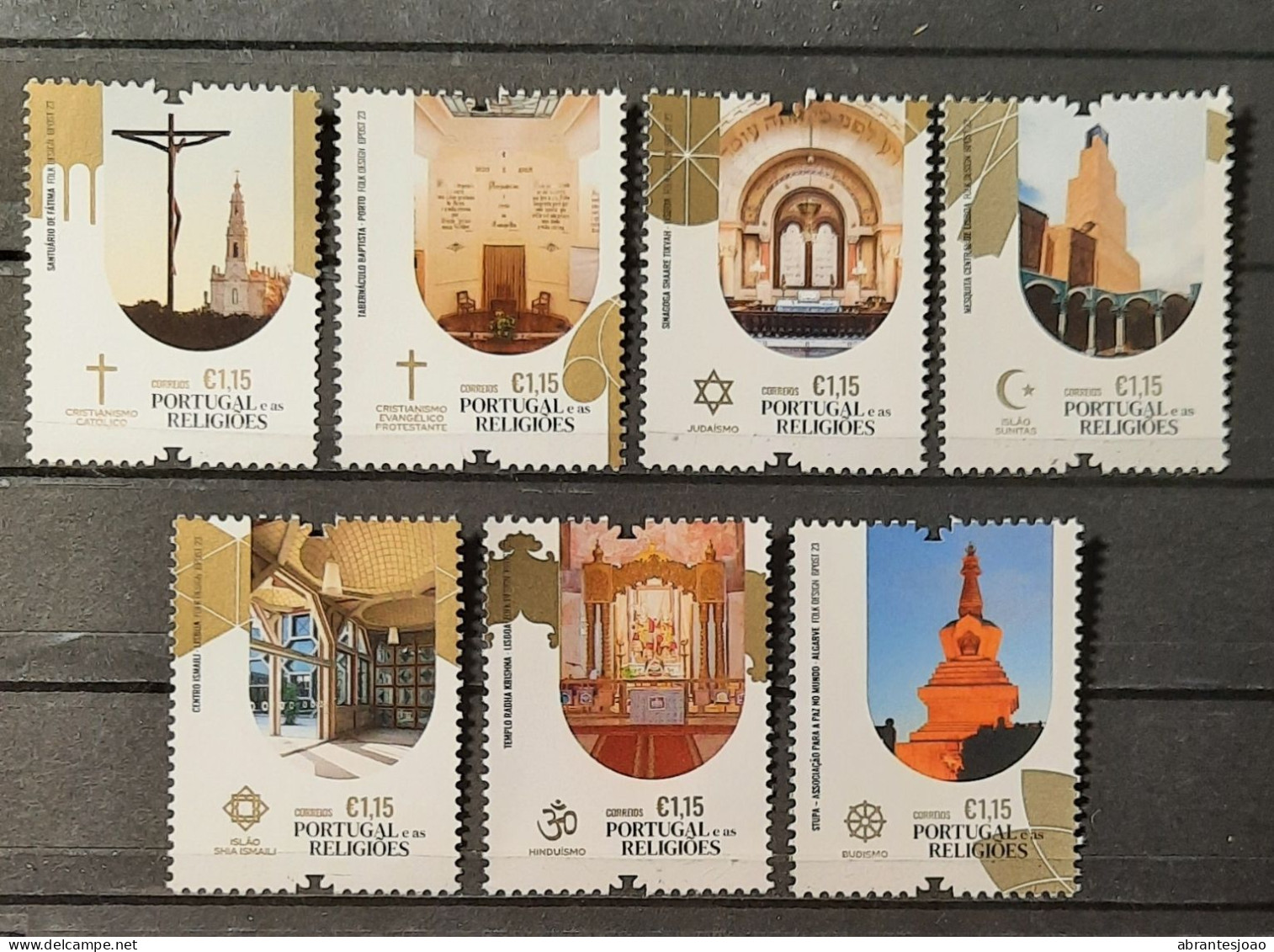 2023 - Portugal - MNH - The Seven Religions In Portugal - 7 Stamps - Unused Stamps