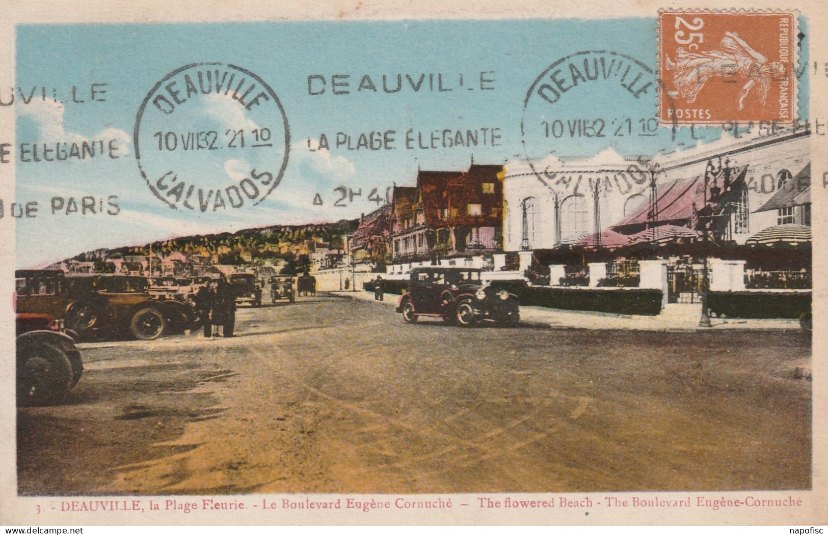 14-Deauville La Plage Fleurie Le Boulevard Eugène Cornuché - Deauville