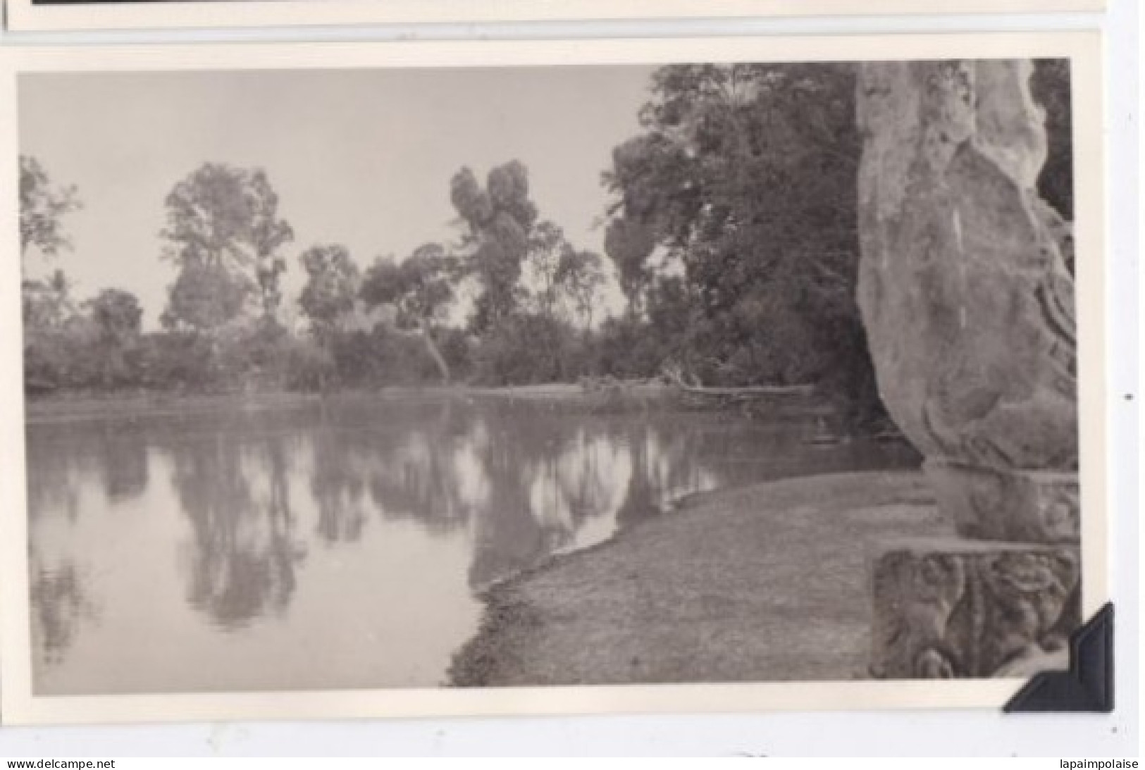 4 Photos INDOCHINE CAMBODGE Art Khmer Temple Statues Bas Relief Réf 30386 - Asia