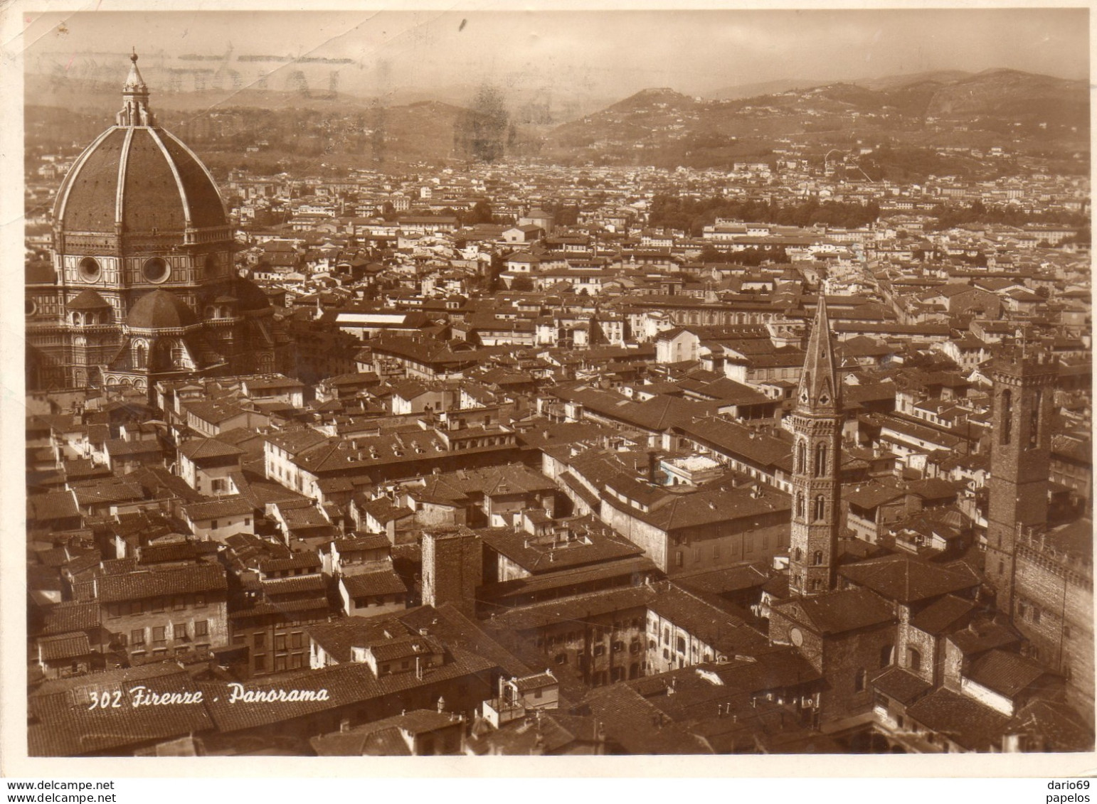 1941  CARTOLINA  CON ANNULLO  FIRENZE  + TARGHETTA - Firenze (Florence)