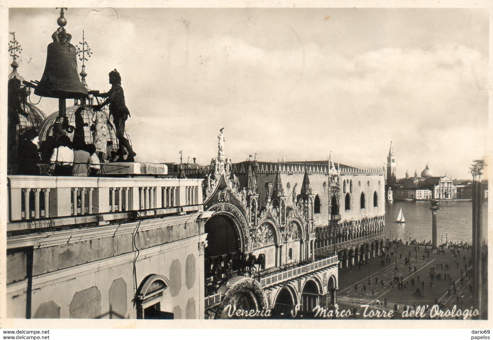 1950 CARTOLINA CON ANNULLO  VENEZIA  + TARGHETTA - Venezia (Venice)