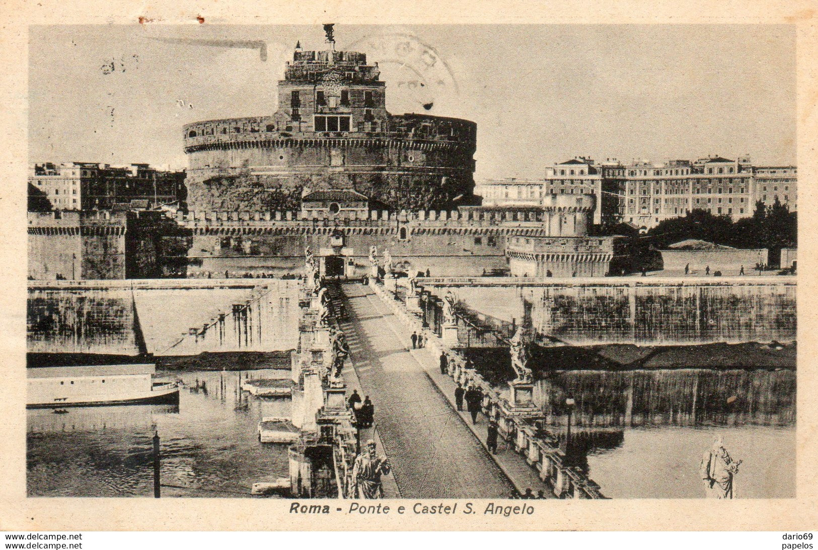 1950 CARTOLINA CON ANNULLO  ROMA   + TARGHETTA - Andere Monumenten & Gebouwen