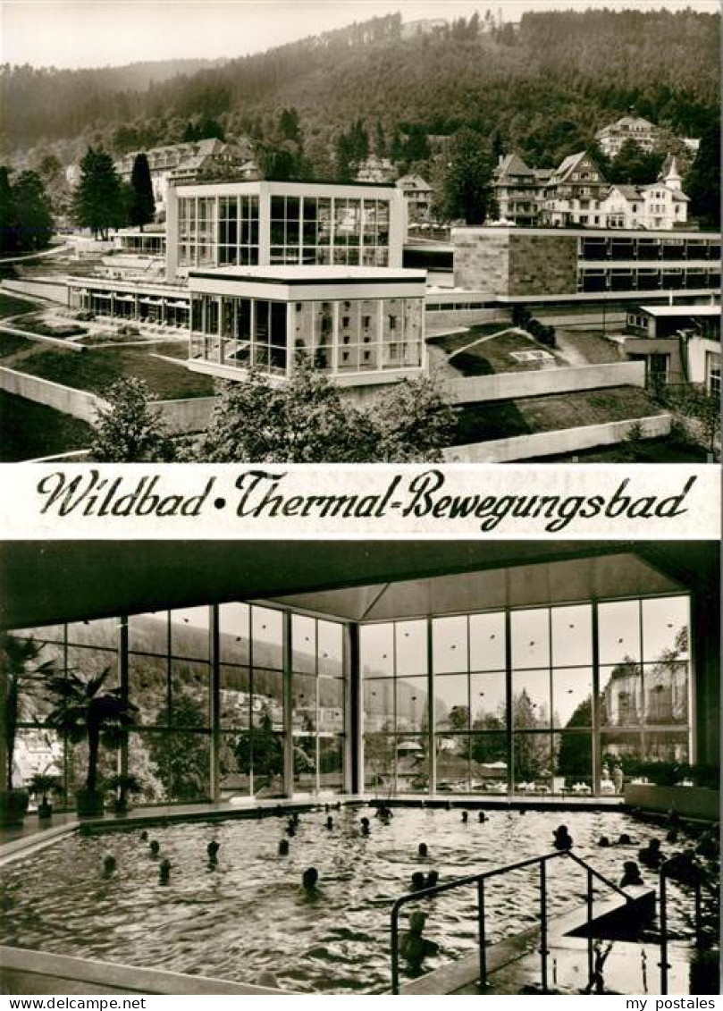 73103436 Wildbad Schwarzwald Thermal Bewegungsbad Freibad Liegehallen Wildbad Sc - Sonstige & Ohne Zuordnung