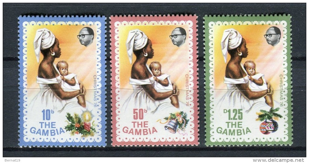 Gambia 1976. Yvert 327-29 ** MNH. - Gambia (1965-...)