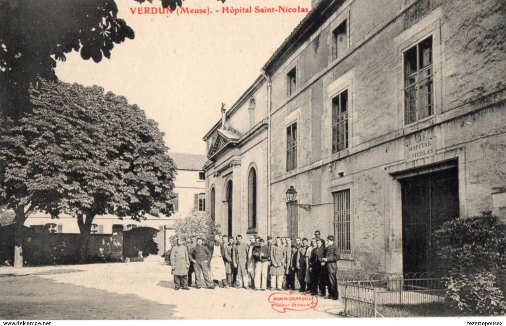 37919-ZE-55-VERDUN-Hôpital Saint-Nicolas--------------animée - Verdun