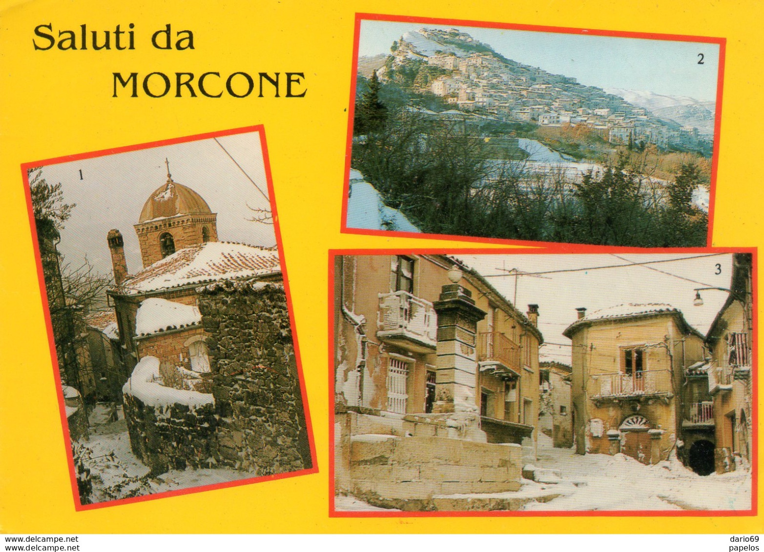 1986  CARTOLINA  CON ANNULLO MORCONE BENEVENTO - 1981-90: Marcophilie